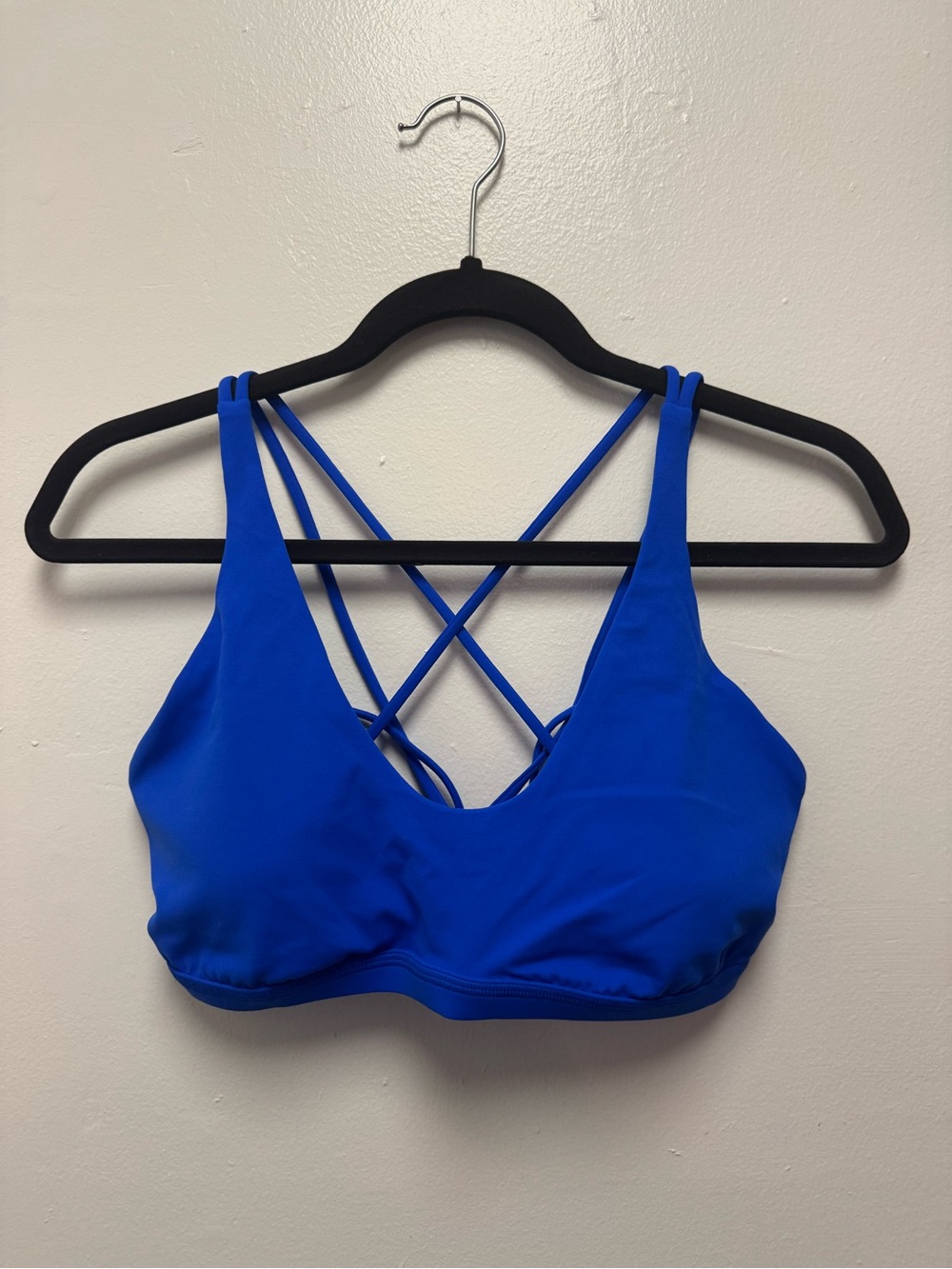 Lululemon Blue Strappy Razorback V-Cut Sports Bra 12